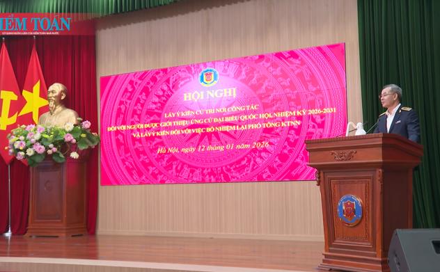 Kiểm toán nhà nước giới thiệu nhân sự ứng cử đại biểu Quốc hội khóa XVI